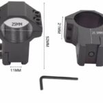 25 mm Dovetail Rings 11mm Dovetail Rail High Profile Mount